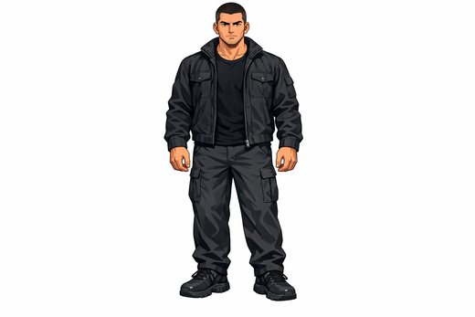 Character sheet, one of Gong Xiao's men