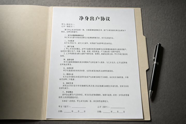 Prop reference, the divorce agreement
